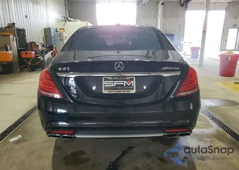 2015 Mercedes-Benz S 63 Amg z USA, uszkodzony, nr VIN WDDUG7JB5FA146070